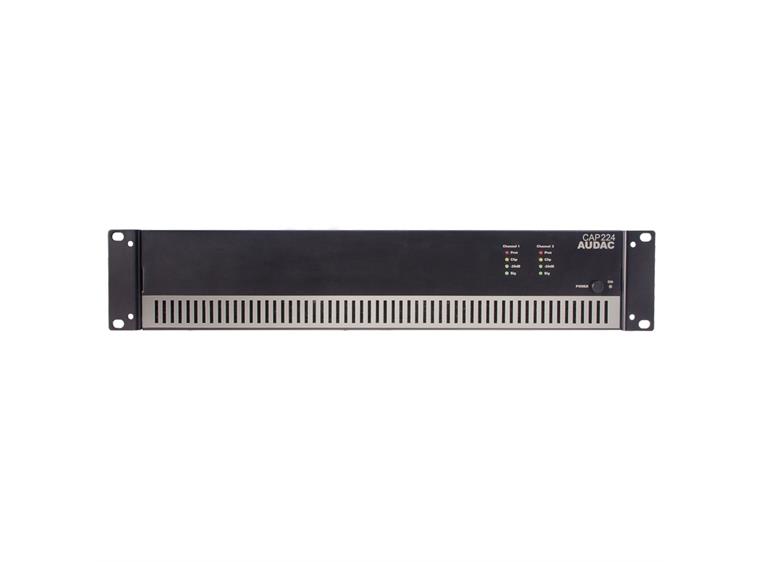 Audac CAP 224 - 100 V Power Amplifier 2-channel 240 W